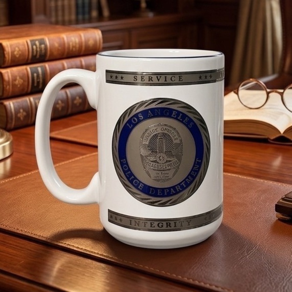 LAPD Retired Police Officer Mug w/ City Seal